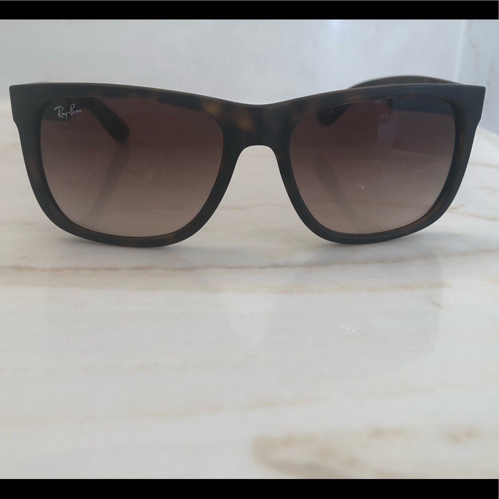 Ray-Bans with tortoise frames